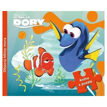 Puzzle Hľadá sa Dory - Kniha s puzzle