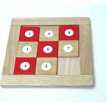 Hlavolam Česká dřevěná hračka Dřevěná didaktická hračka čísla