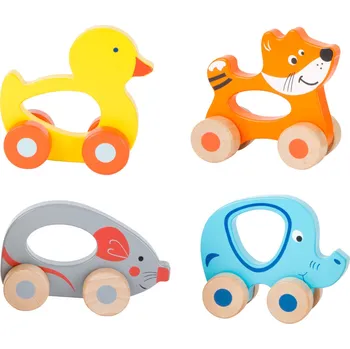 Dřevěná hračka small foot Dřevěná zvířátka do ruky 1 ks