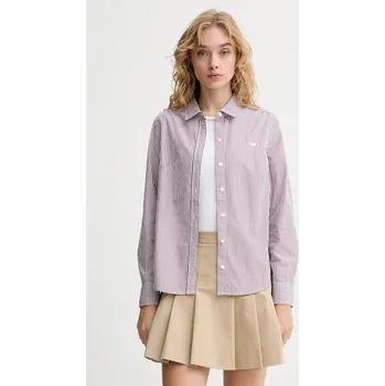 Pánská košile Bavlněná košile Levi's 34574.0062 hnědá 84X, vel. S