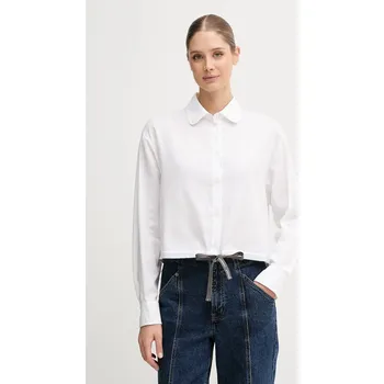 Pánská košile Bavlněná košile Colmar 8431.2ZS bílá 00X, vel. S