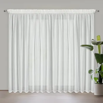 Záclona ZÁCLONA NA PÁSCE HERA 300X270 CM VZOROVANÁ