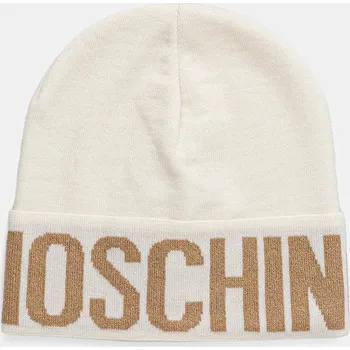 Čepice Čepice s vlnou Moschino M3349.65457 béžová 01X, vel. ONE SIZE