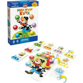 Desková hra GRANNA Hra Můj první kvíz *SPOLEČENSKÉ HRY* 02219