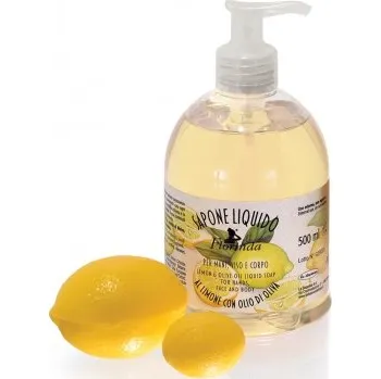 Mýdlo FLORINDA: Tekuté mýdlo s citrónem a olivovým olejem 500ml TML K1972