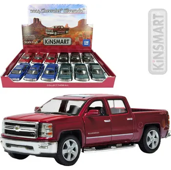 autíčko KINSMART Auto model 1:46 CHEVROLET Silverado 2014 kov PB 13cm 4 barvy 48490