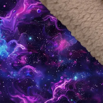 Zimní softshell s tmavě béžovým beránkem premium 20000 / 10000 nekonečný vesmír