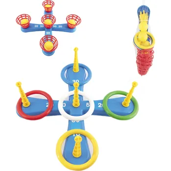 Hračka na písek BONAPARTE Hra házení kroužků na kříž 2v1 *SPOLEČENSKÉ HRY* 00880012