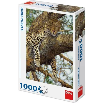 Dětské zboží DINO Puzzle Levhart 47x66cm foto skládačka 1000 dílků dn533059