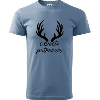 Pánské tričko Harry - Expecto patronum - Klasické pánské triko vyšší gramáže - XS ( Denim )