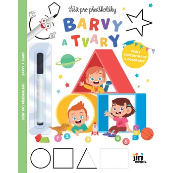 Předškolní výuka JIRI MODELS Sešit pro předškoláky Barvy a tvary | 224228