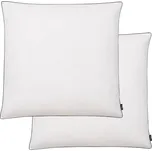 ZBXL Polštáře 2 ks výplň z prachového peří/peří lehké 80x80 cm bílé