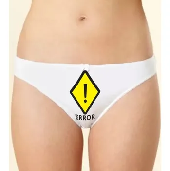 Kalhotky Kalhotky - error - XL klas_bílá