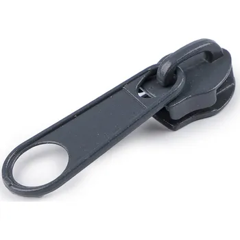 Zip Jezdec ke spirálovým zipům No 10, malé, 312 šedá tmavá