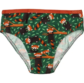 Dámská móda Veselé dívčí kalhotky Panda červená