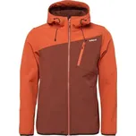 Pánská softshellová bunda Willard GANDALF 2XL Vínová, Oranžová, Bílá