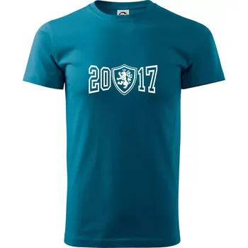 Narozeninový motiv - znak - 2017 - Klasické pánské triko vyšší gramáže - M ( Petrolejová )