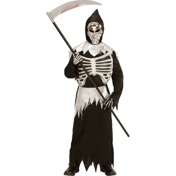 Karnevalový kostým Chlapecký kostým smrtka s maskou - Pro věk 5-7 let
