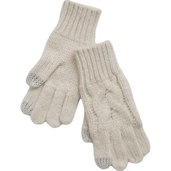 Rukavice Dívčí rukavice GAP CABLE L Béžová