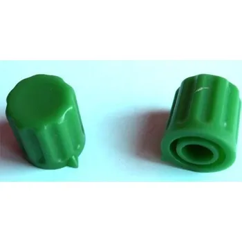 vypínač Přístrojový knoflík KP1406, 14x15mm, hřídel 6mm, zelený