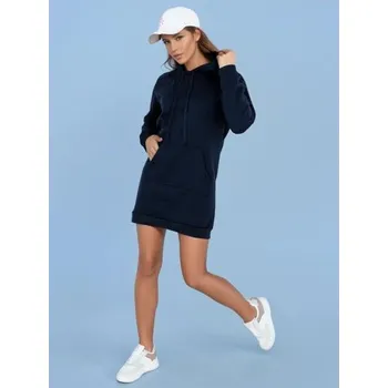 Dámská mikina Dámská dlouhá mikina s kapucí oversize TIMMY tmavě modrá