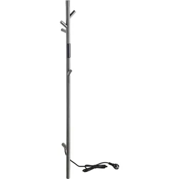 Radiátor Elektrický sušák ručníků 1180 mm, tyč, 30W, nerez, mat, grafitová 704155015
