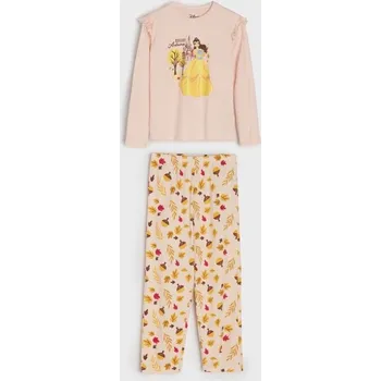 Sinsay - Dvoudílná pyžamová souprava Disney Princess - béžová - 427EV-02X - 427EV-02X-122