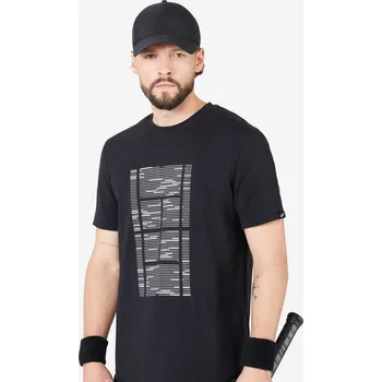 Pánské tričko KUIKMA Pánské tenisové tričko Soft XL ČERNÁ