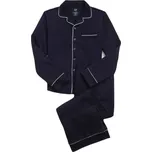 Dětské pyžamo GAP KNIT TRAD SET 8 Tmavě modrá, Bílá