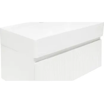 Koupelnový nábytek SAT Koupelnová skříňka s umyvadlem SAT Evolution 78x30x44,8 cm bílá mat SATEVO80WMU2 SATEVO80WMU2