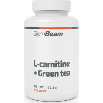 Spalovač tuku L-karnitin + zelený čaj - GymBeam Kapsle: 120 kaps.