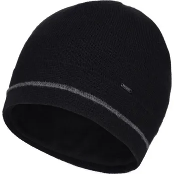 Čepice Pánská pletená čepice Willard DARKO UNI Černá, Šedá