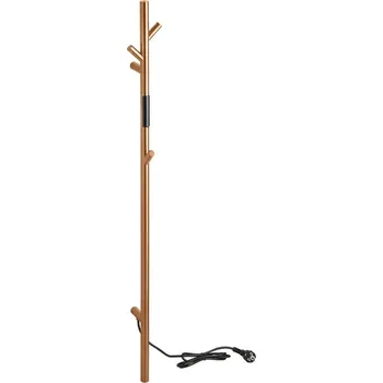 Radiátor Elektrický sušák ručníků 1180 mm, tyč, 30W, nerez, mat, měděná zlatá 704154015
