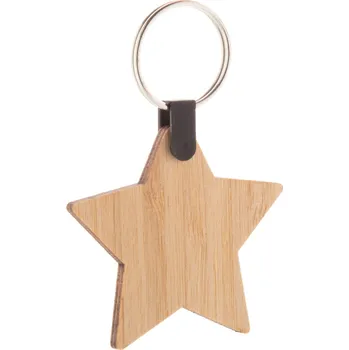 Fjerny vánoční přívěšek na klíče, hvězda
