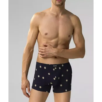 Pánské spodní prádlo Boxerky Atlantic 2MHH-001 A'2 S-2XL tmavě modrá a smaragdová S