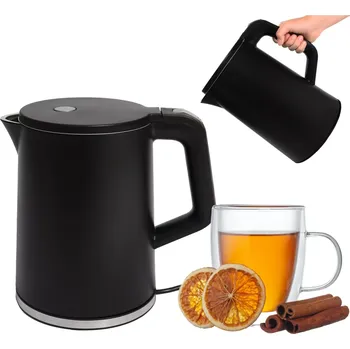 Rychlovarná konvice Bezdrátová rychlovarná konvice 1500 W 1,2 l otočná černá