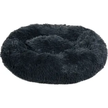 Pelíšek pro psa HKM Pelech pro psy Fluffy HKM, deep grey průměr 100 cm x výška 25 cm