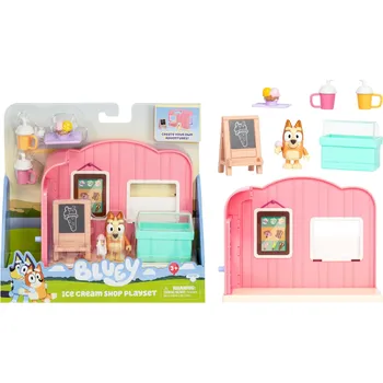 Figurka Hrací set Bluey Zmrzlinárna s figurkou
