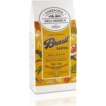 Káva Corsini Single Brasile Santos mletá 250 g
