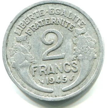 FRANCIE. 2 francs 1945.