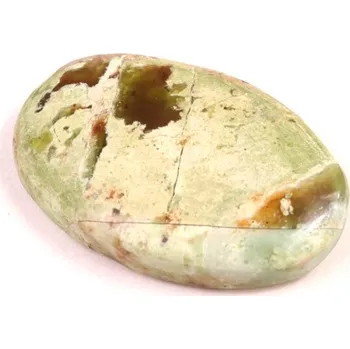 Přírodní kámen Kabošon Chrome Chalcedony č.5743 (35x23x7mm)