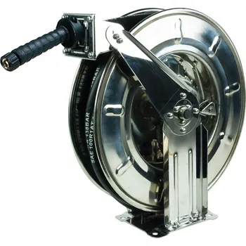 Zahradní hadice Automatický navíječ hadice, pro vysoký tlak, z nerezu, délka hadice 12 m, DN 08