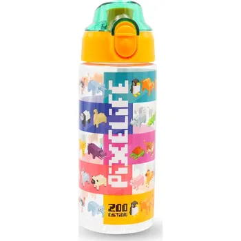 Svačinový box Junior Láhev na pití 500 ml Pixelife Zoo Edition, Minecraft
