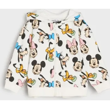 Dívčí mikina Sinsay - Mikina s kapucí Mickey Mouse - krémová - 170FT-01X - 170FT-01X-74