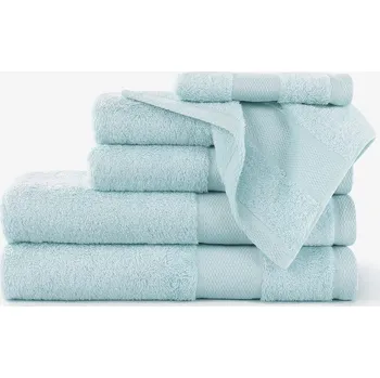 Bambusový ručník/osuška - blankytně modrý 70 x 140 cm