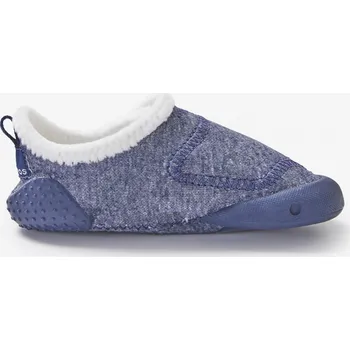 Dětská sportovní obuv DECATHLON Dětské protiskluzové cvičky 31 BÍLÁ|MODRÁ