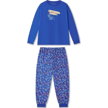 Chlapecké pyžamo Chlapecké pyžamo modré WOLF S2556 Velikost: 158