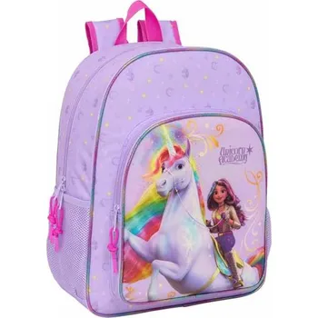 Školní batoh Unicorn Academy Fialová (33 x 42 x 14 cm)