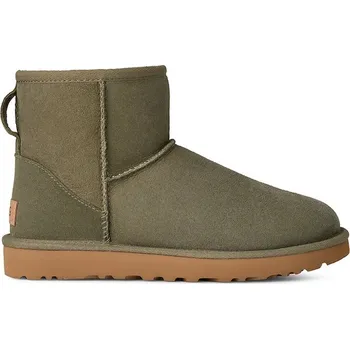 Dámská zimní obuv Semišové sněhule UGG Classic Mini II zelená barva, 1016222.MSSGR, 37, 97X