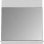 CALRO zrcadlo s poličkou, bílá/bílý lesk, 5 let záruka + vyzvednutí ZDARMA